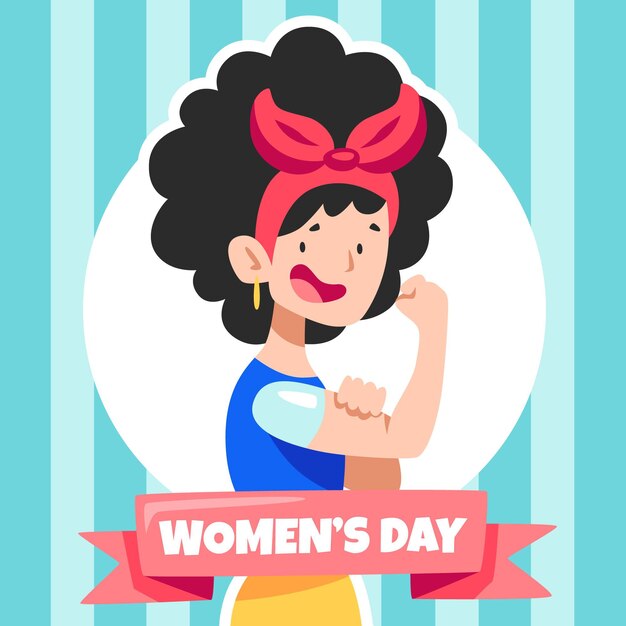 International women's day illustration