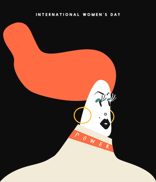 International womens day concept illustration