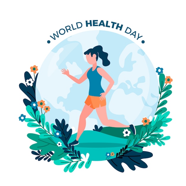 Free vector international world health day