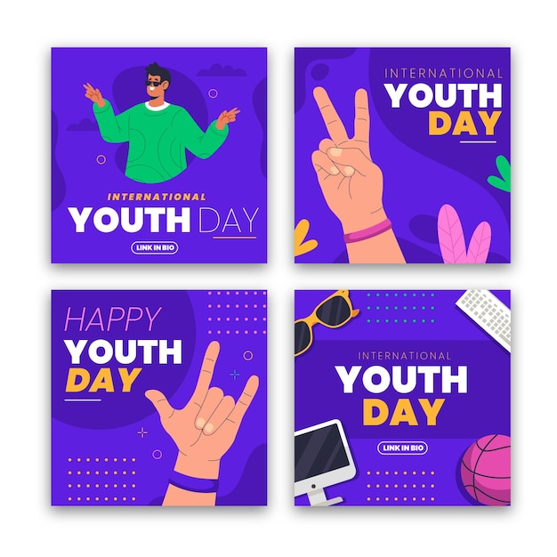 International youth day post collection