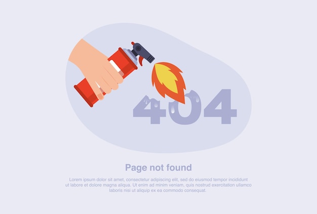 Internet network warning 404 Error Page or File not found for web page