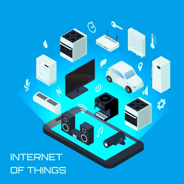 Internet of things urban design concept 