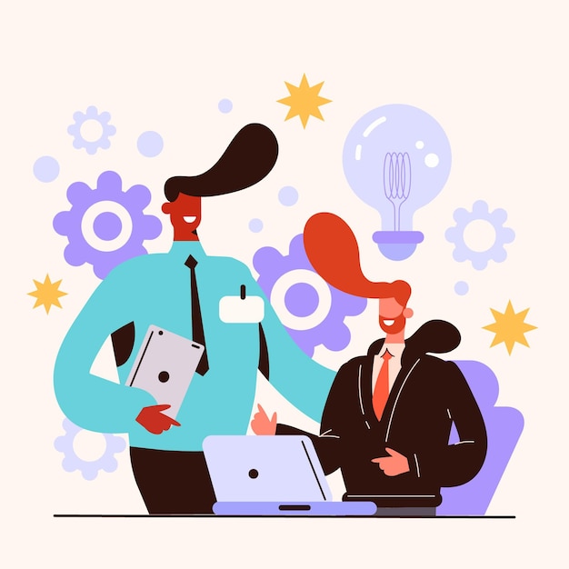 Internship job illustration