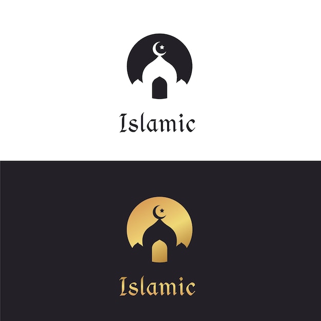 Free Vector islamic logo template