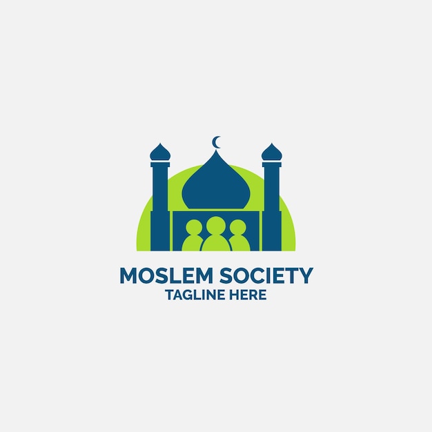 Islamic logo in two colors