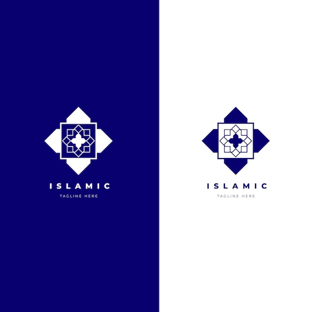 Islamic logo in two colors