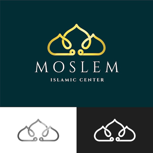 Islamic logo in two colors