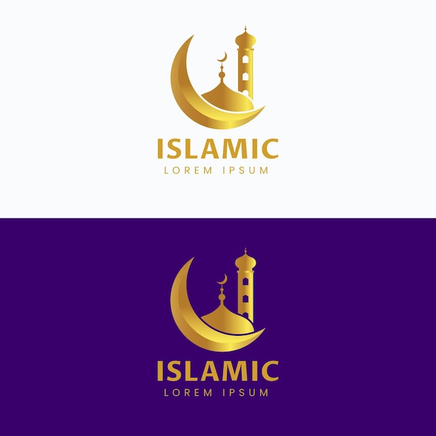 Islamic logo in two colors