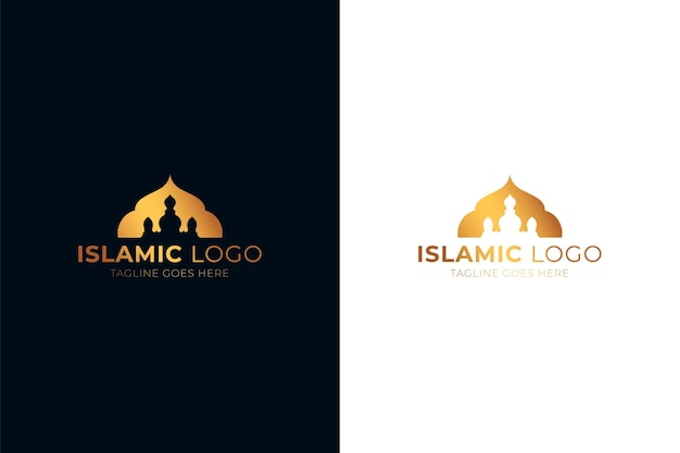 Islamic logo in two colors