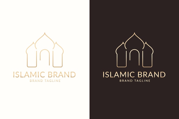 Islamic logo in two colors