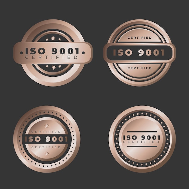 Iso certification badge pack