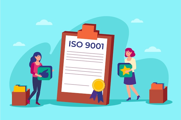 Iso certification illustration