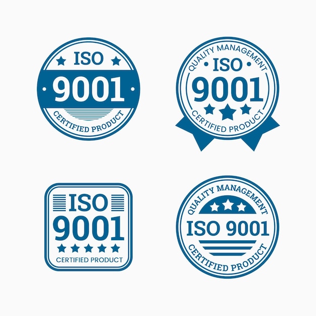 Iso certification stamp collection