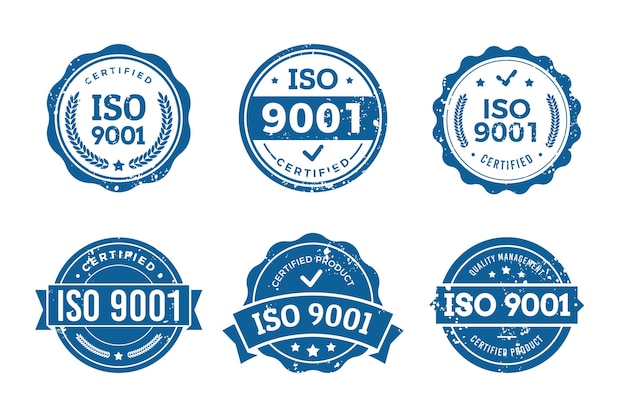 Iso certification stamp collection