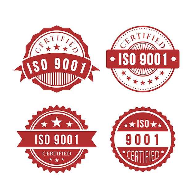 Iso certification stamp collection