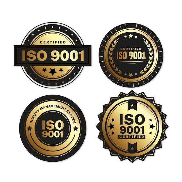 Iso certification stamp collection