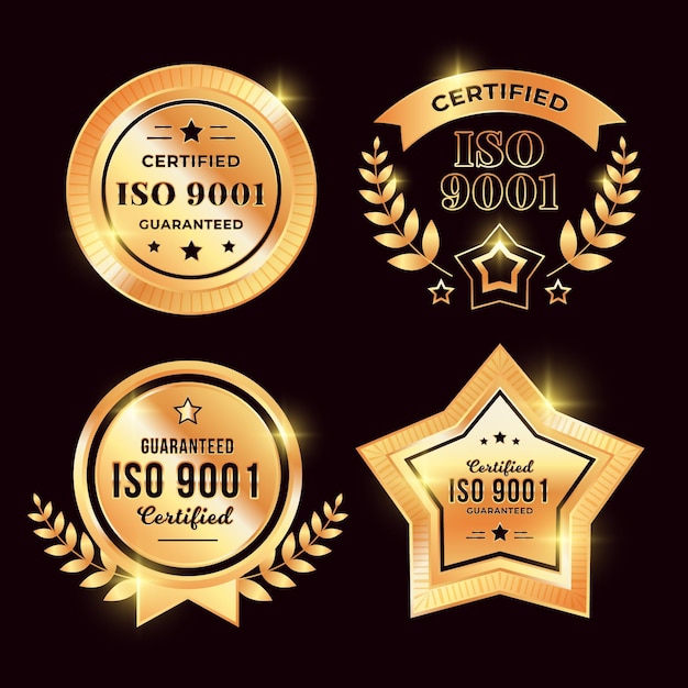 Iso certification stamp collection