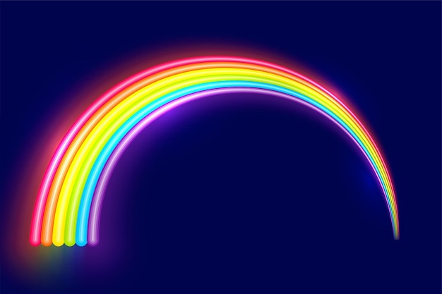 Free vector isolated bright colorful rainbow spectrum background design