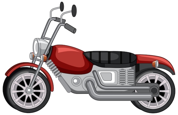 Free Vector isolated classic vintage motorcycle