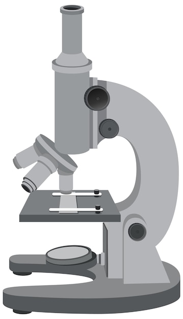 Isolated microscope cartoon design