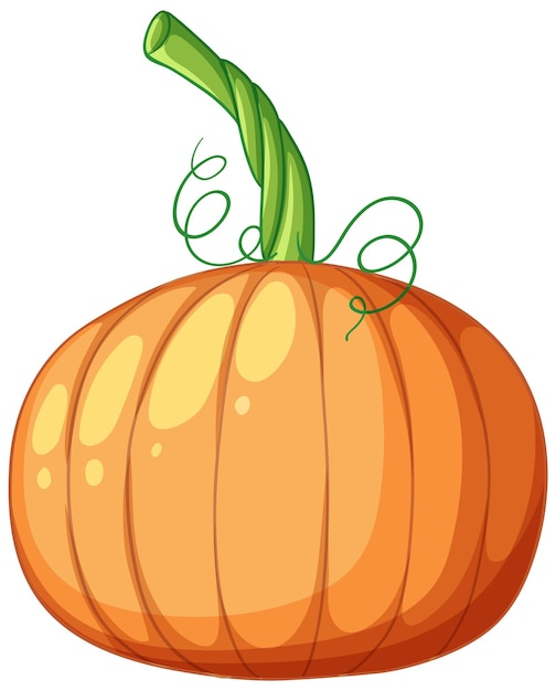 Free vector isolated simple pumpkint cartoon