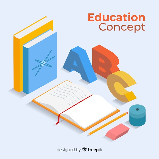 Isometric education background