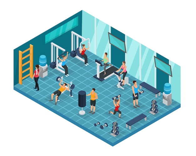 Isometric Fitness Concept