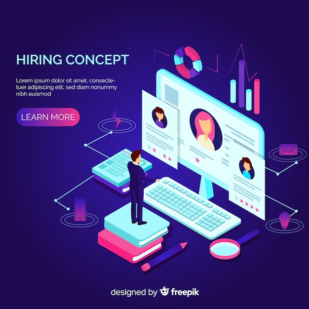 Isometric hiring concept