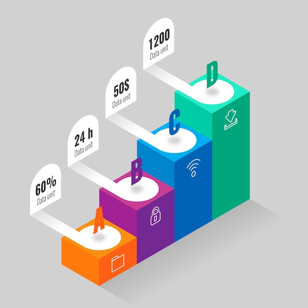 Isometric infographic