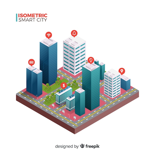 Isometric smart city