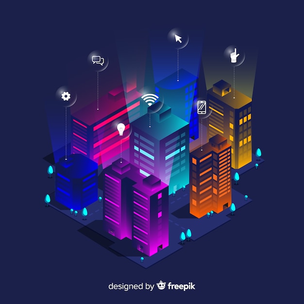 Isometric smart city