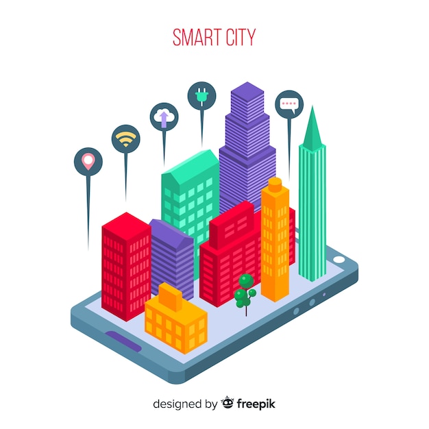 Isometric smart city