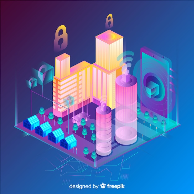 Isometric smart city