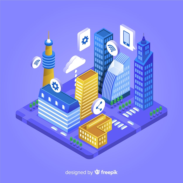 Isometric smart city