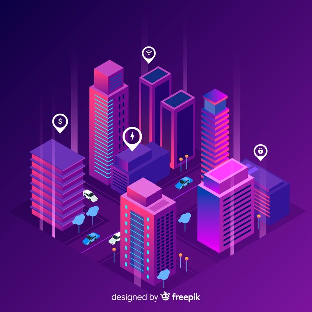 Isometric smart city