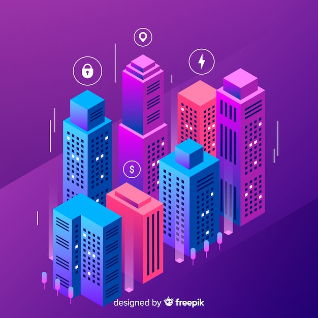 Isometric smart city