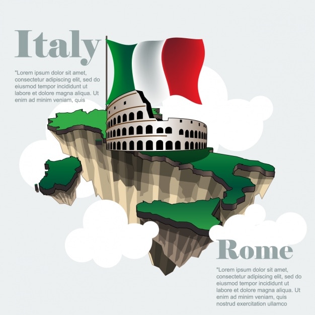 Free Vector italy, tourism