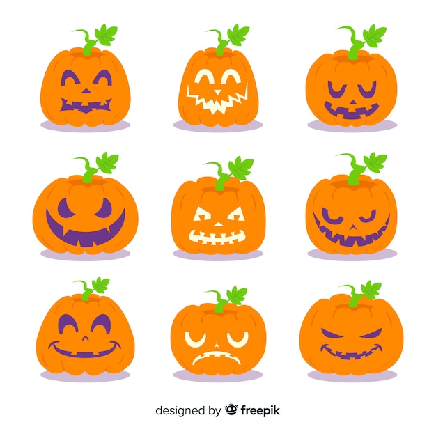 Free vector jack o lantern pumpkin for halloween