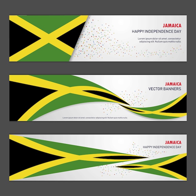 Free Vector jamaica independence day