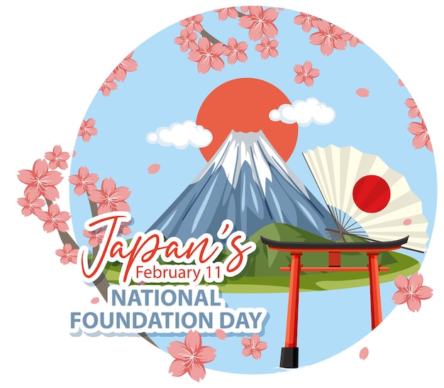 Japan National Foundation Day card