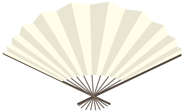 Free Vector japanese folding fan or hand fan isolated