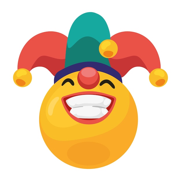 joker emoticon face comic icon