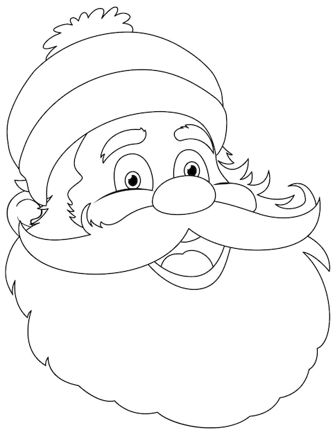 Free Vector jolly santa claus vector illustration