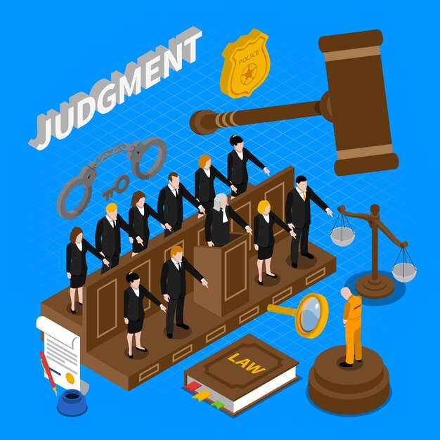 Judgment People Illustration