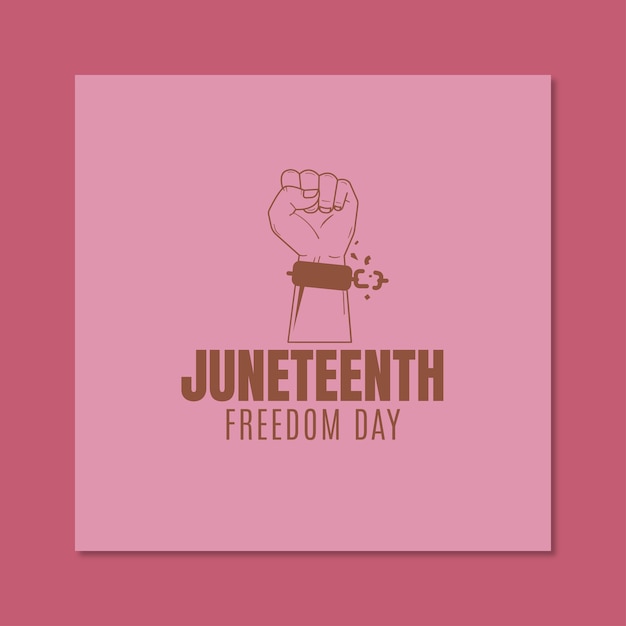 Juneteenth logo design