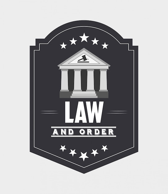 Free Vector justice and law design 