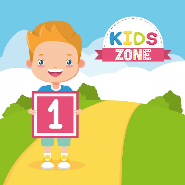 Kids zone background