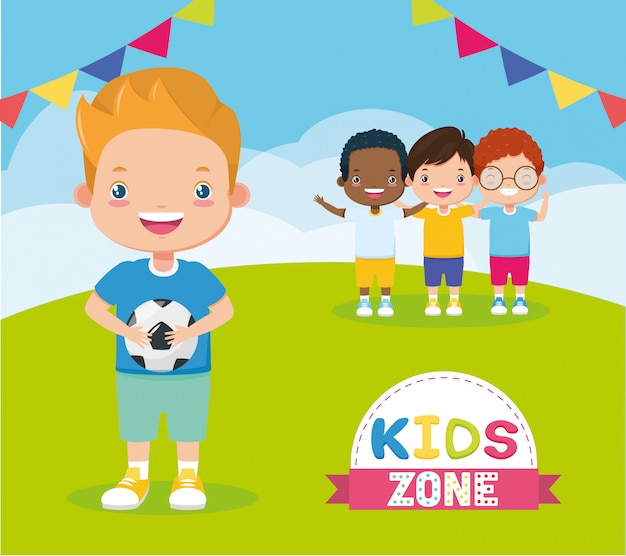 Kids zone background