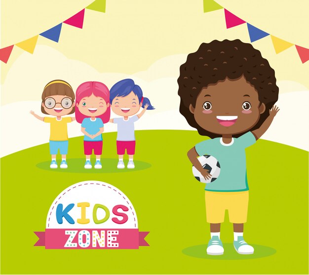 Kids zone background