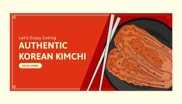 Kimchi banner design